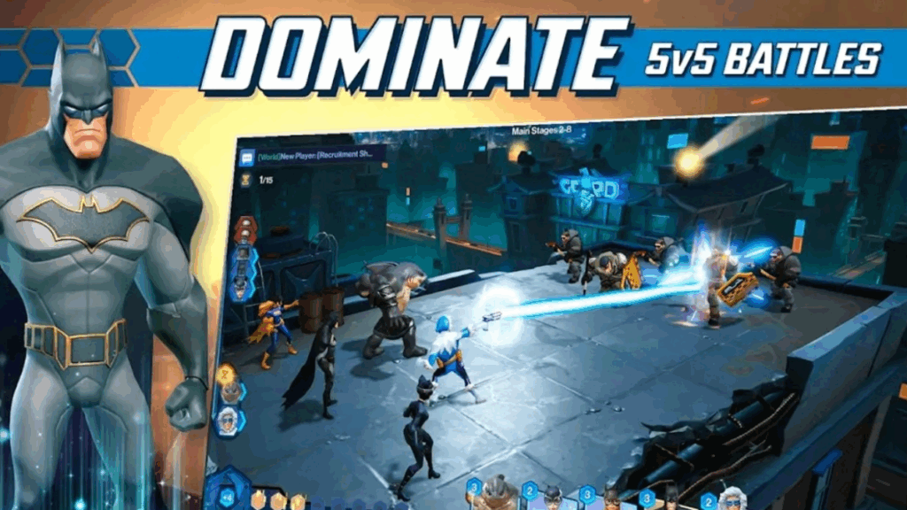 أنظمة العب في لعبة DC Worlds Collide