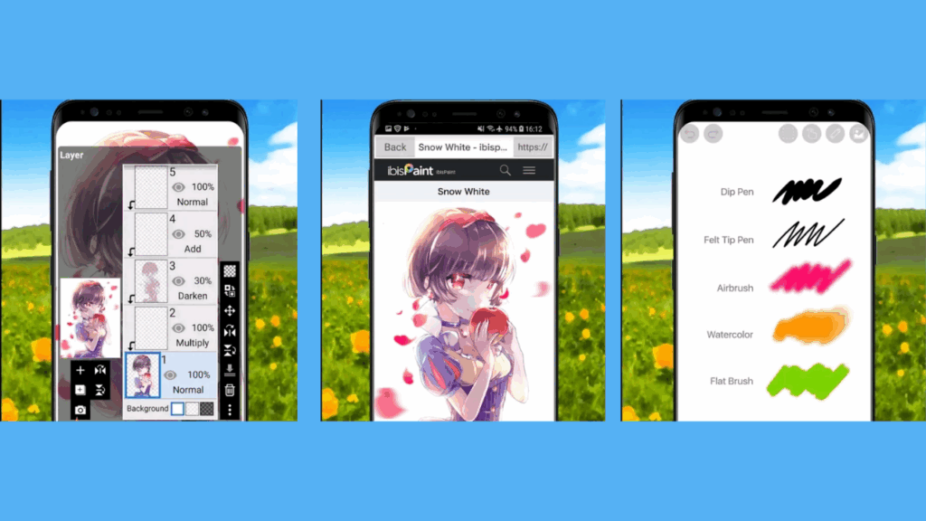 تطبيق ibis Paint X افظل تطبيق رسم