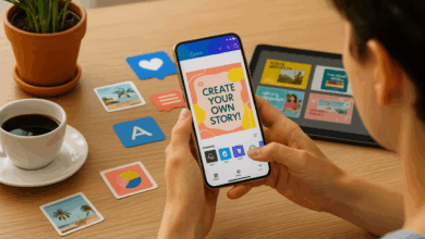 شرح استخدام تطبيق Canva