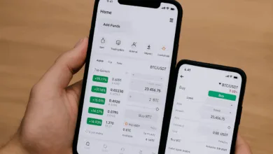 التداول باستخدام تطبيق منصة بينانس