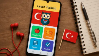 تعلم التركية مع تطبيق FunEasyLearn