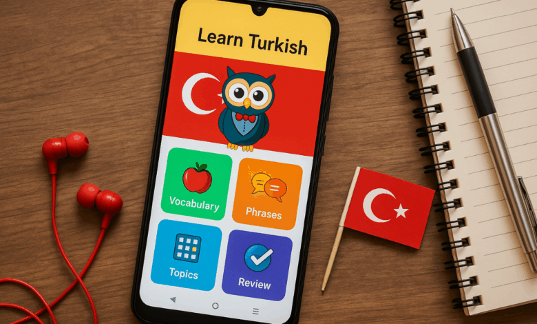 تعلم التركية مع تطبيق FunEasyLearn