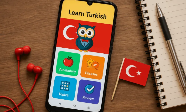 تعلم التركية مع تطبيق FunEasyLearn