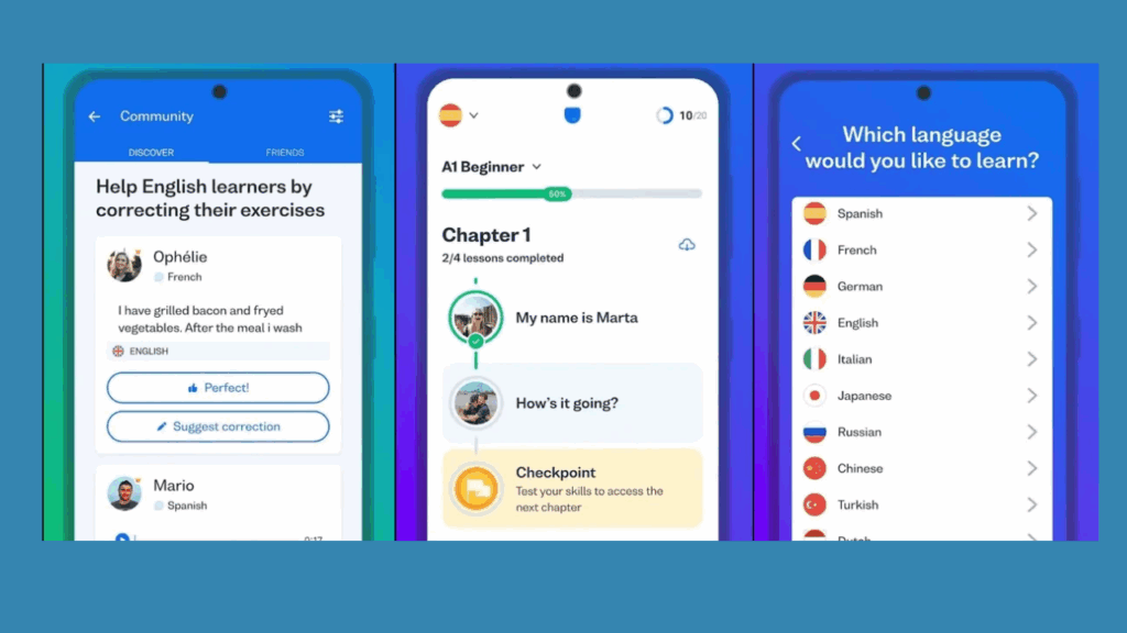 شرح تطبيق Busuu تعلم الانجليزية