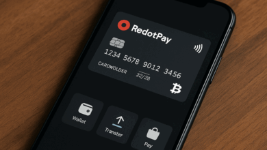 تطبيق بطاقة RedotPay