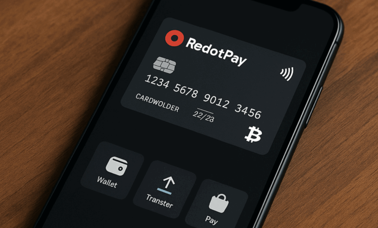 تطبيق بطاقة RedotPay