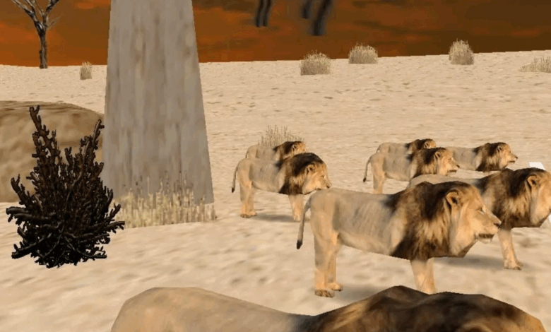 لعبة Savanna Race